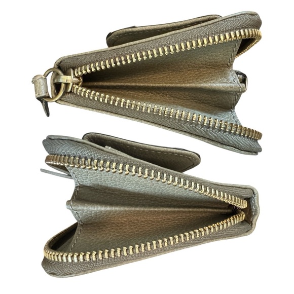 Authentic Chloé Tan Calfskin Paraty Flap Zip Wallet - Picture 7 of 16